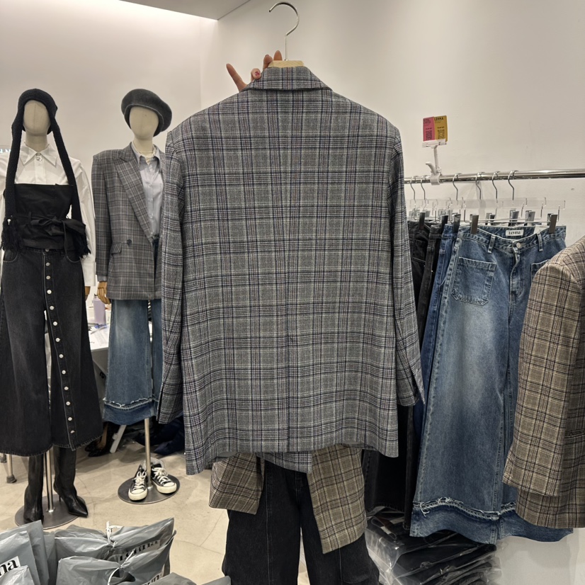 LEHNA東大門㊣直郵女裝新品25秋冬時尚職業真品推薦休閑夾克LEHNA夾克