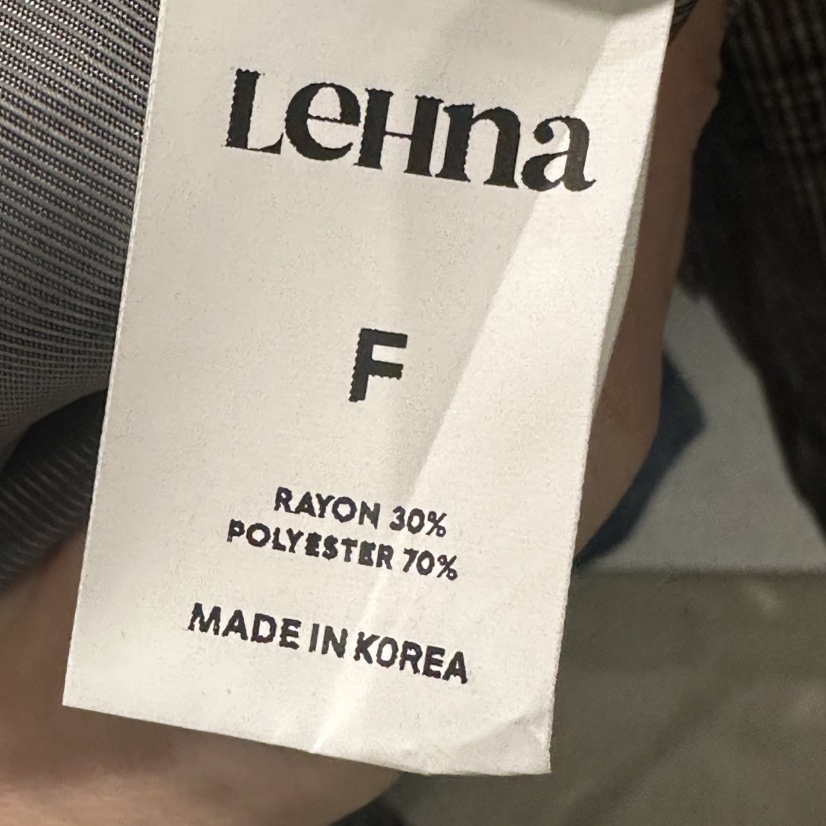 LEHNA東大門㊣直郵女裝新品25秋冬時尚職業真品推薦休閑夾克LEHNA夾克