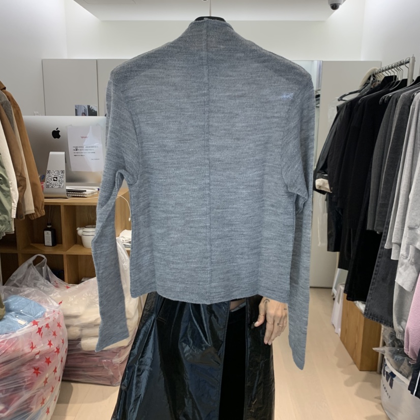 THE STARDUST韓國直郵㊣女士新款真品職業推薦長袖T恤羊毛THE STARDUST長袖T恤