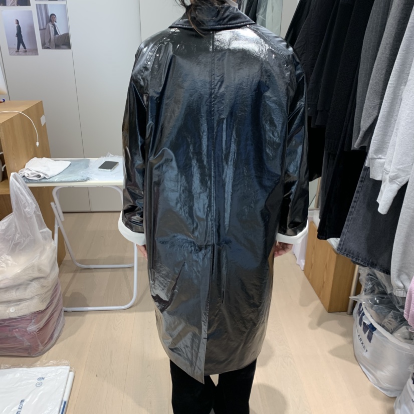 THE STARDUST韓國直郵㊣女裝新品職業休閑真品熱賣長款風衣THE STARDUST長款風衣