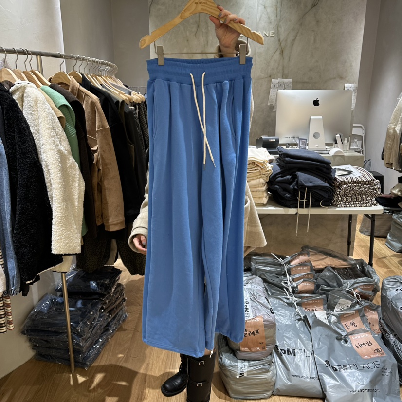 URBANE-P東大門㊣代購女裝新款25秋冬真品熱賣人氣休閑褲羊皮URBANE-P休閑褲圖色2