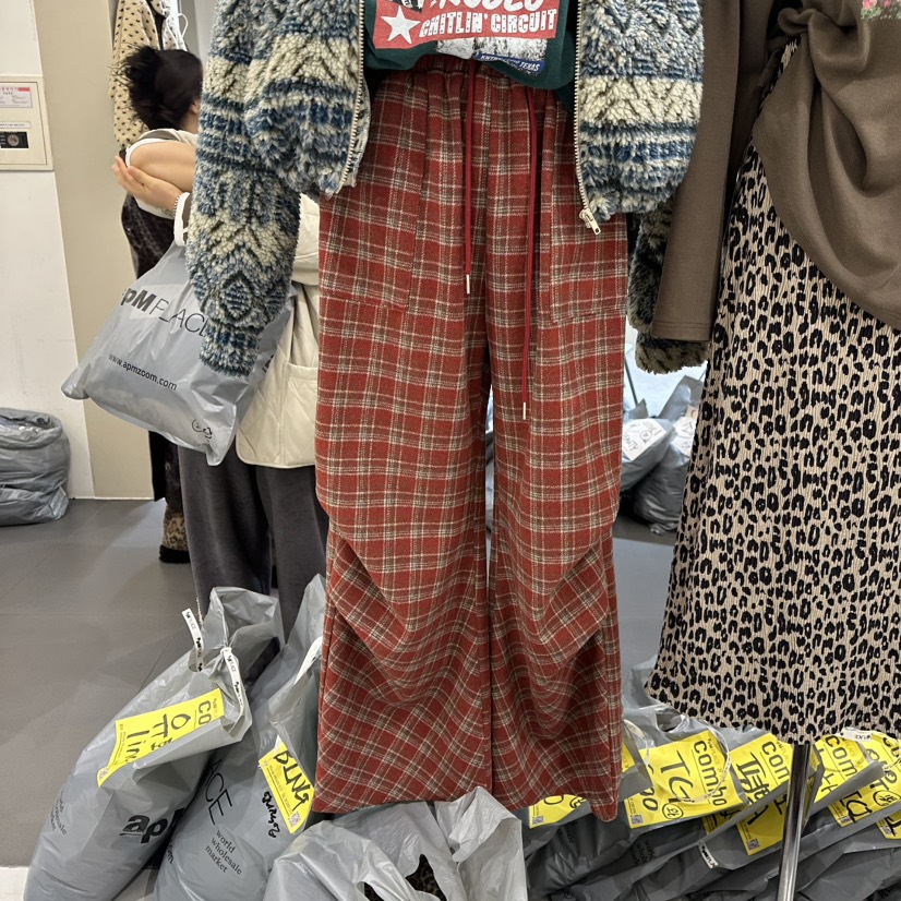 COMBO韓國直郵㊣女士新款推薦時尚25秋冬真品人氣熱賣休閑褲COM_BO休閑褲圖色3