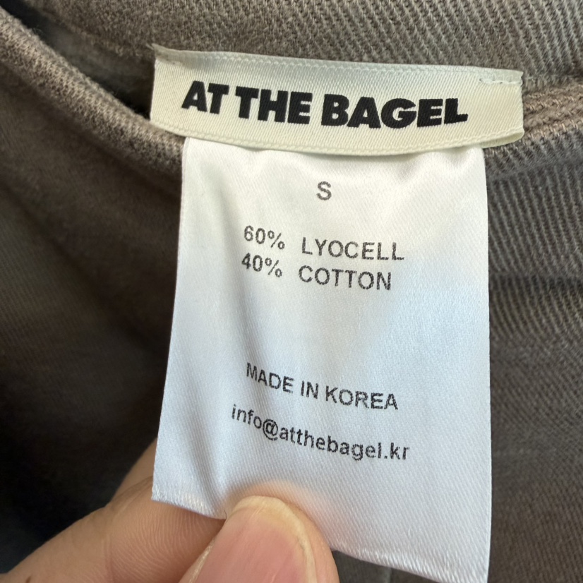 AT THE BAGEL東大門㊣實拍女士新款25秋冬職業真品休閑褲AT THE BAGEL休閑褲