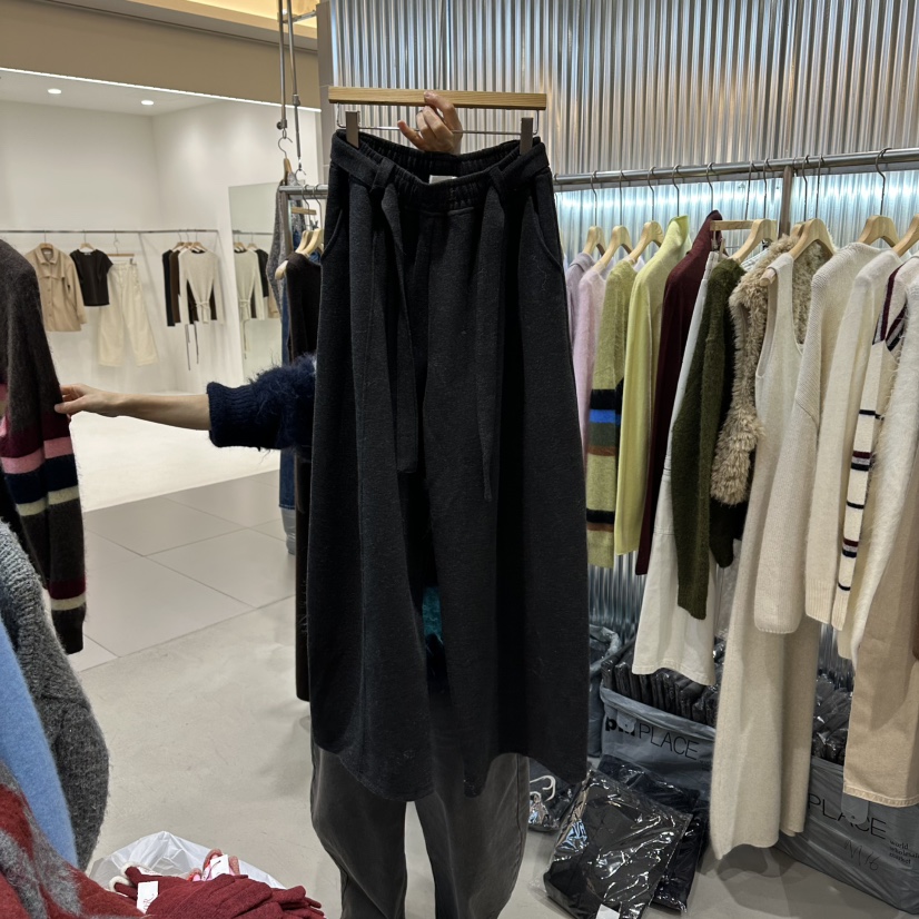 ALEGRE東大門㊣實拍女士新款熱賣休閑推薦時尚休閑褲含腰帶ALEGRE休閑褲圖色2黑色