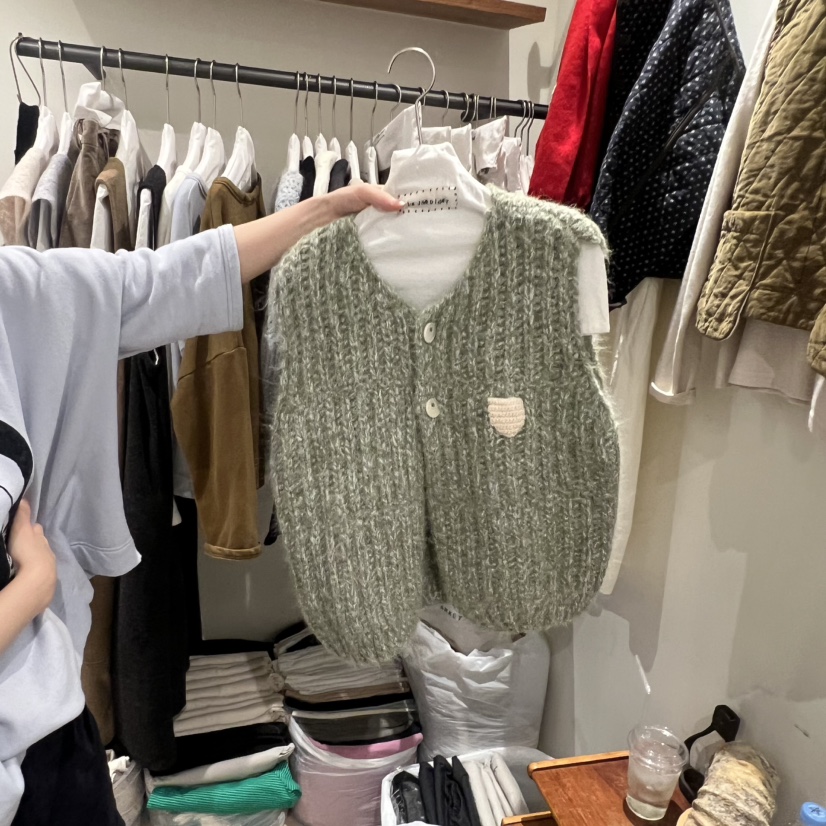 LE JARDINET韓國代購㊣女裝新品人氣熱賣職業推薦25秋冬馬甲LE JARDINET馬甲