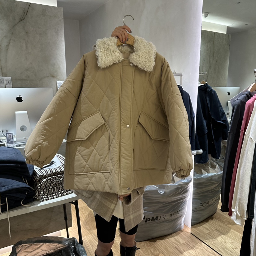 URBANE-P東大門㊣實拍女裝新品真品熱賣25秋冬人氣夾克絎縫URBANE-P夾克