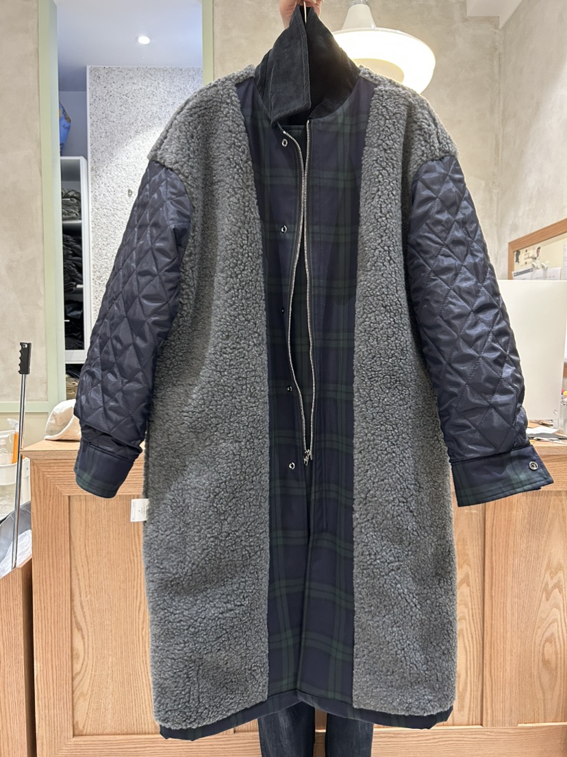 DELI JENNY東大門㊣實拍女士新品時尚25秋冬休閑人氣長款風衣DELI JENNY長款風衣