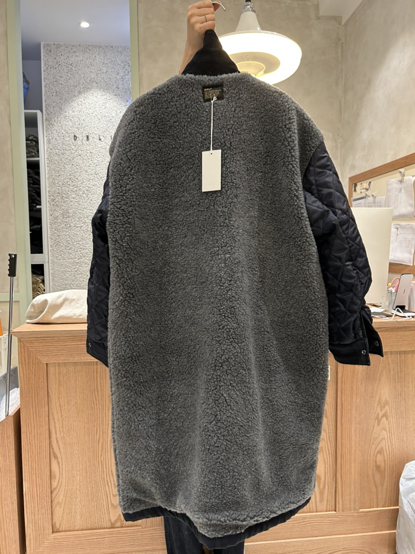 DELI JENNY東大門㊣實拍女士新品時尚25秋冬休閑人氣長款風衣DELI JENNY長款風衣