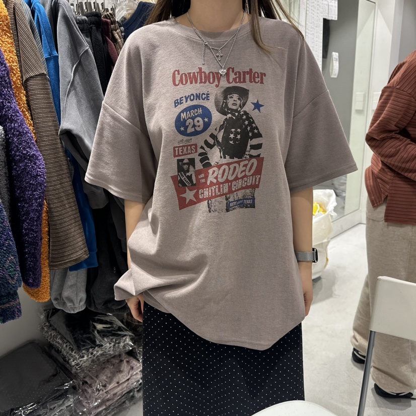 COMBO韓國代購㊣女士新款推薦休閑人氣熱賣25秋冬真品時尚T恤COM_BOT恤圖色2