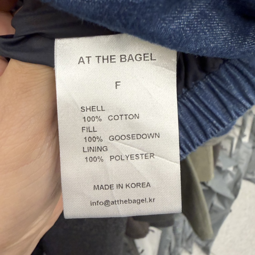 AT THE BAGEL東大門㊣代購女士新品真品職業推薦短款羽絨服AT THE BAGEL短款羽絨服