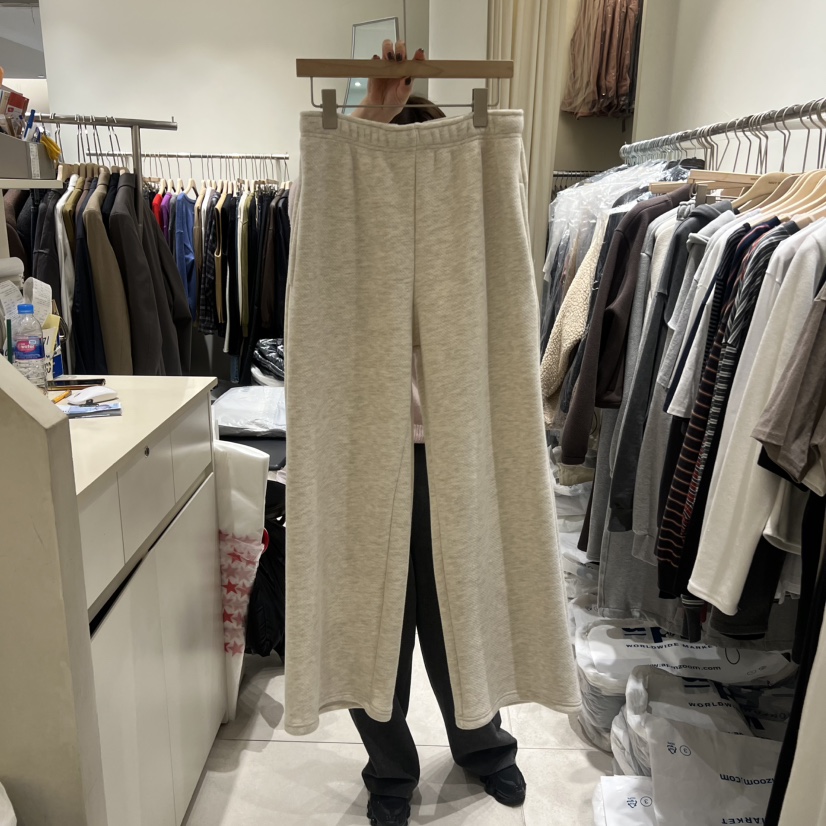 NAVYBURST東大門㊣直郵女士新品休閑推薦休閑褲加絨羊毛網眼NAVY BURST休閑褲圖色1