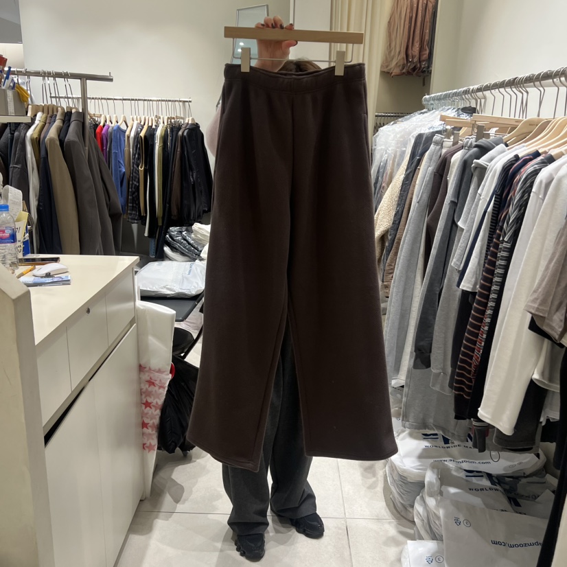 NAVYBURST東大門㊣直郵女士新品休閑推薦休閑褲加絨羊毛網眼NAVY BURST休閑褲圖色3