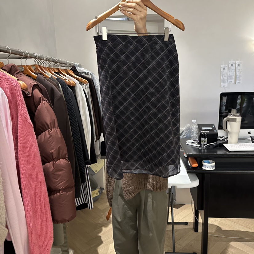 BRUSH-P東大門㊣代購女士新品時尚熱賣人氣真品半身裙中短裙BRUSH-P半身裙/中短裙圖色2