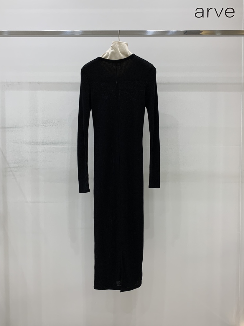 ARVE韓國直郵㊣女士新品職業休閑熱賣25秋冬真品連衣裙紐扣ARVE連衣裙