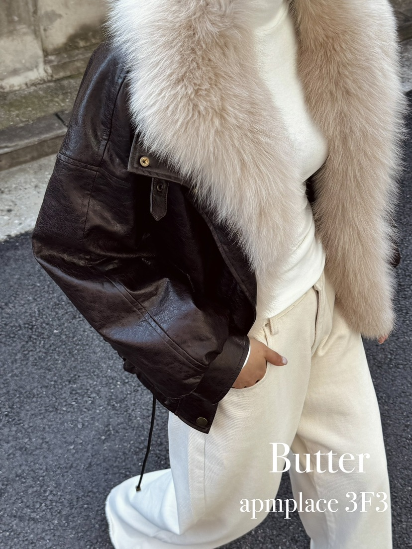 BUTTER-P東大門㊣代購女裝新品25秋冬人氣短款羽絨服填充鵝絨BUTTER-P短款羽絨服