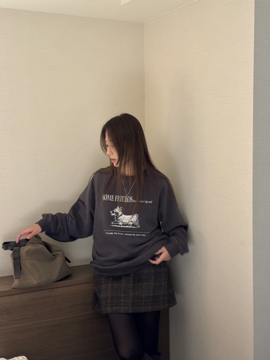 THE ABLE韓國直郵㊣女裝新款休閑時尚人氣真品短裙羊毛格紋THE ABLE/TA短裙