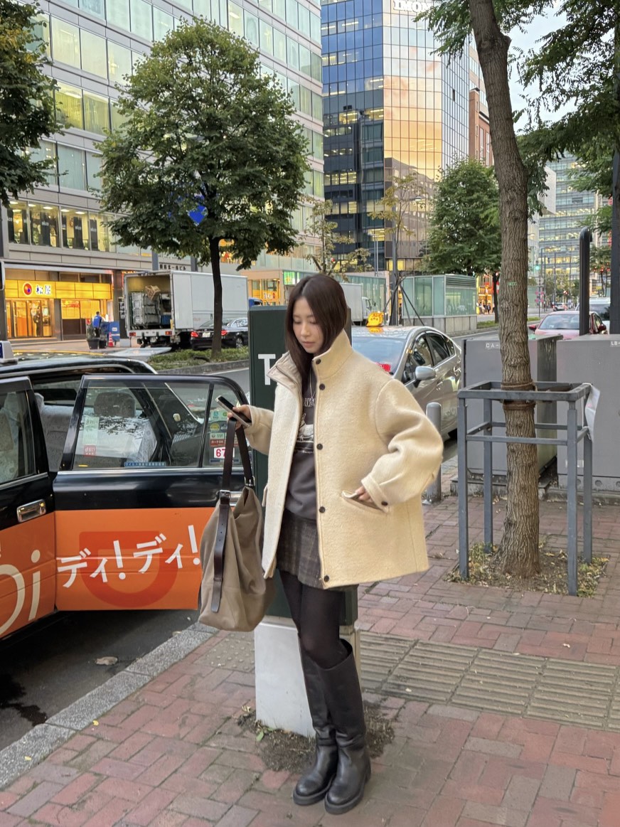 THE ABLE韓國直郵㊣女裝新款休閑時尚人氣真品短裙羊毛格紋THE ABLE/TA短裙