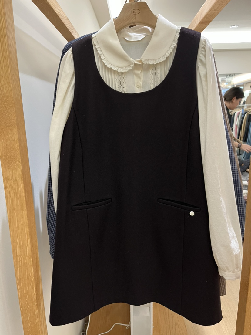 TIZZI韓國代購㊣女士新品人氣時尚休閑真品熱賣連衣裙不含內搭TIZZI連衣裙圖色3