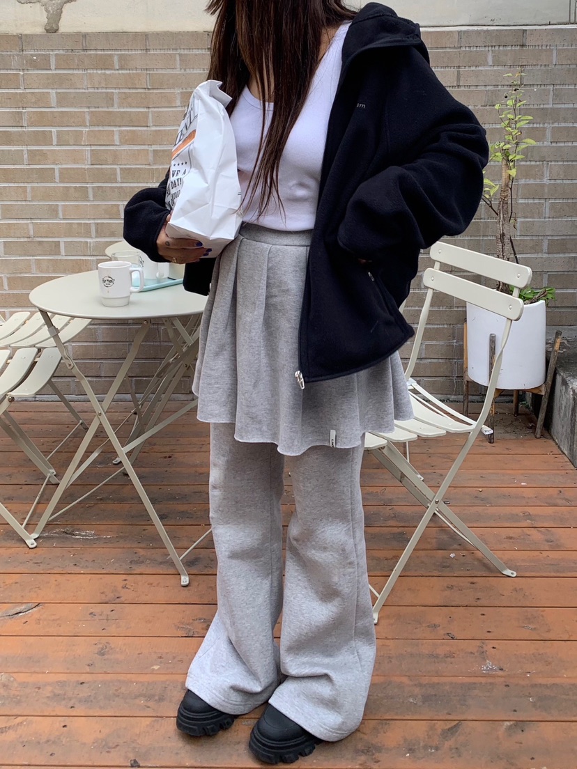 LIKEVAM東大門㊣實拍女士新款熱賣人氣時尚職業25秋冬裙褲毛絨LIKEVAM裙褲