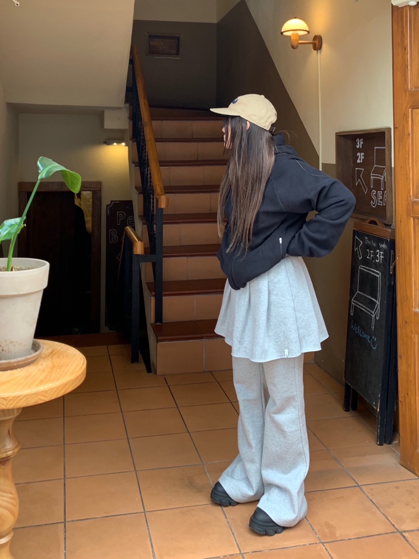 LIKEVAM東大門㊣實拍女士新款熱賣人氣時尚職業25秋冬裙褲毛絨LIKEVAM裙褲