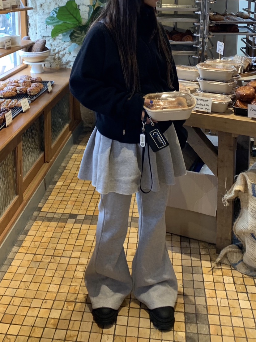 LIKEVAM東大門㊣實拍女士新款熱賣人氣時尚職業25秋冬裙褲毛絨LIKEVAM裙褲