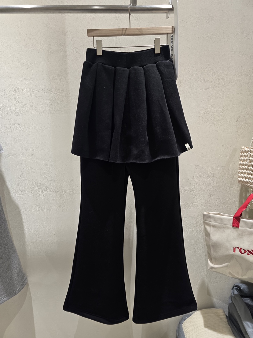 LIKEVAM東大門㊣實拍女士新款熱賣人氣時尚職業25秋冬裙褲毛絨LIKEVAM裙褲圖色2