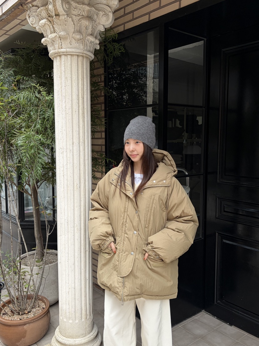 THE ABLE東大門㊣代購女裝新品真品推薦25秋冬短款棉服連帽衫THE ABLE/TA短款棉服