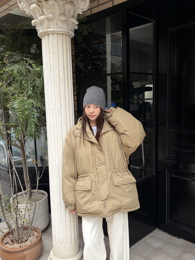 THE ABLE東大門㊣代購女裝新品真品推薦25秋冬短款棉服連帽衫THE ABLE/TA短款棉服