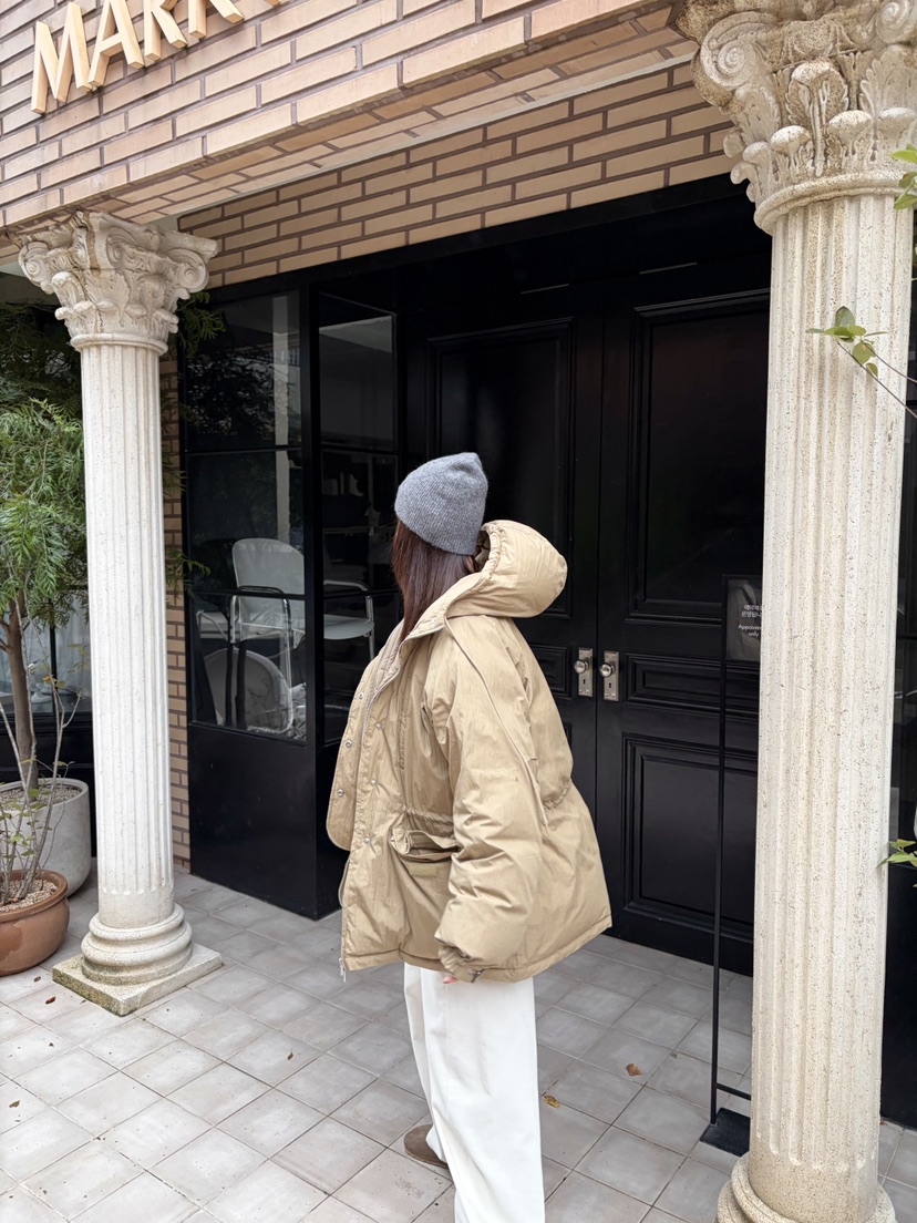 THE ABLE東大門㊣代購女裝新品真品推薦25秋冬短款棉服連帽衫THE ABLE/TA短款棉服