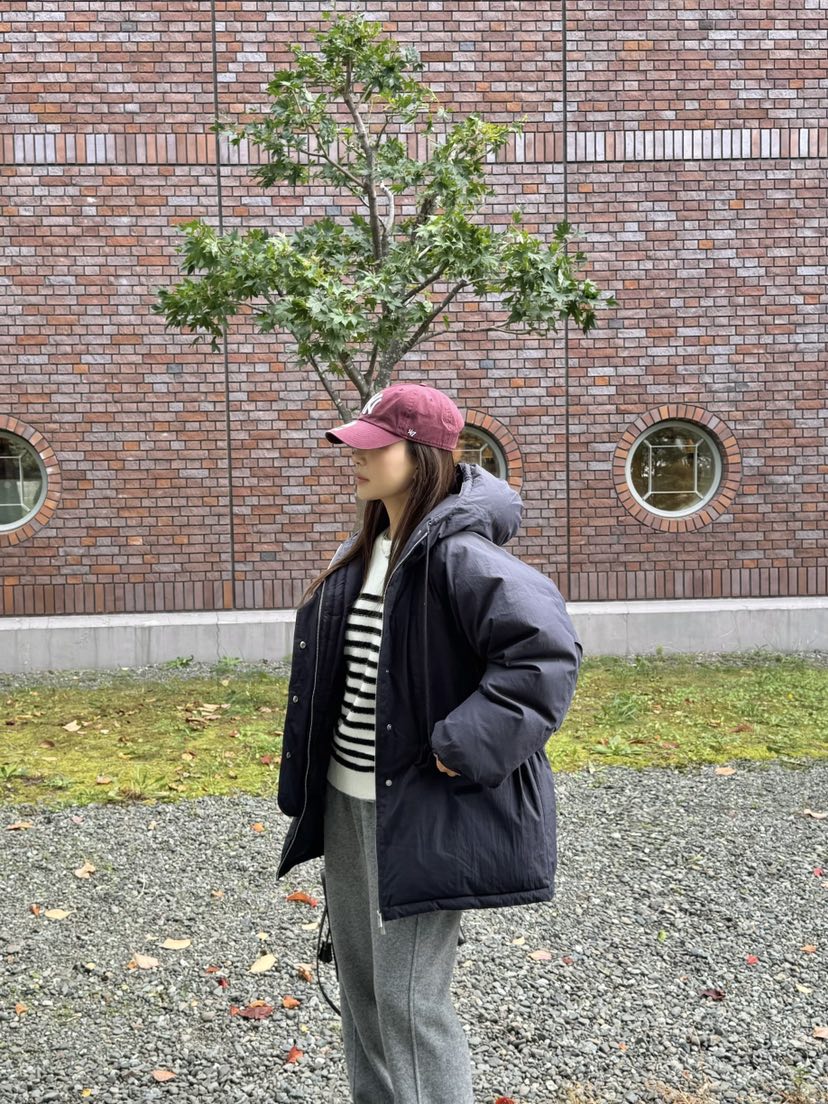 THE ABLE東大門㊣代購女裝新品真品推薦25秋冬短款棉服連帽衫THE ABLE/TA短款棉服