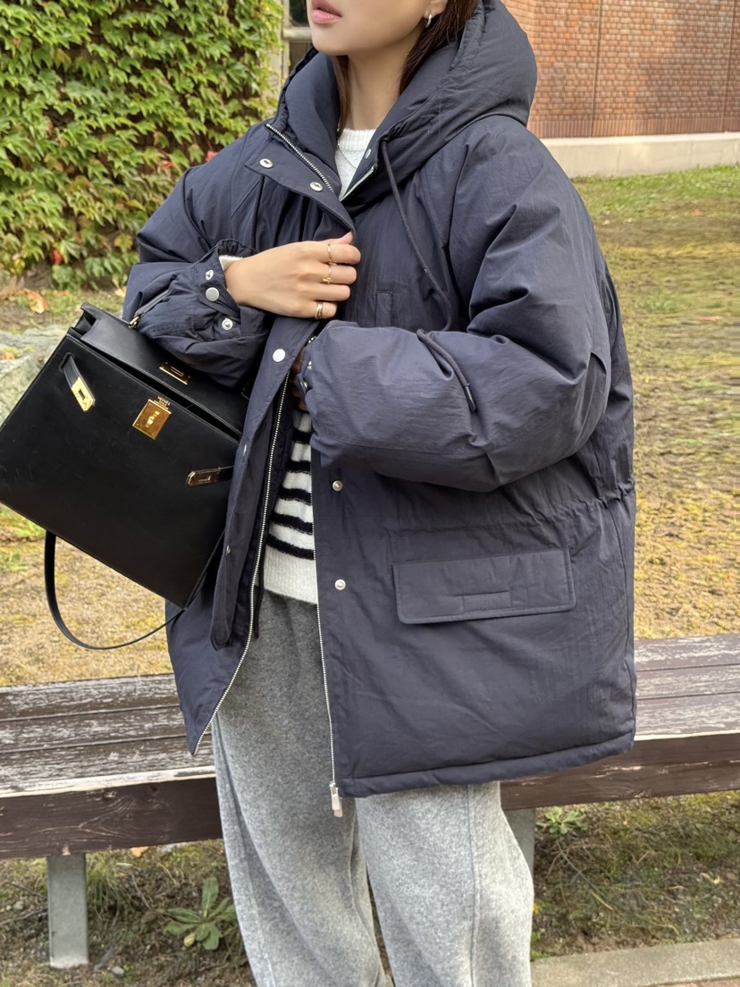THE ABLE東大門㊣代購女裝新品真品推薦25秋冬短款棉服連帽衫THE ABLE/TA短款棉服
