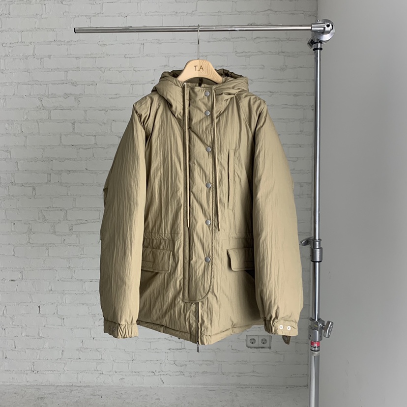 THE ABLE東大門㊣代購女裝新品真品推薦25秋冬短款棉服連帽衫THE ABLE/TA短款棉服圖色2