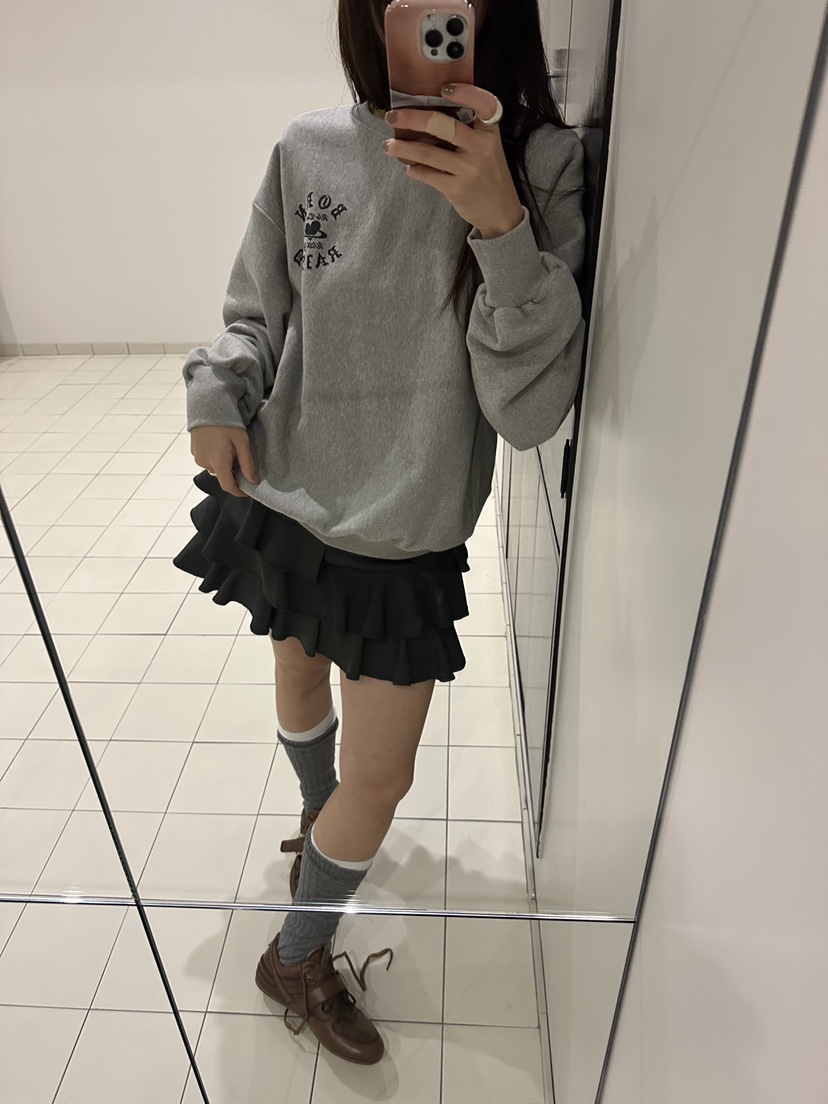 MURS韓國代購㊣女裝新款熱賣25秋冬推薦真品職業人氣休閑衛衣MURS衛衣