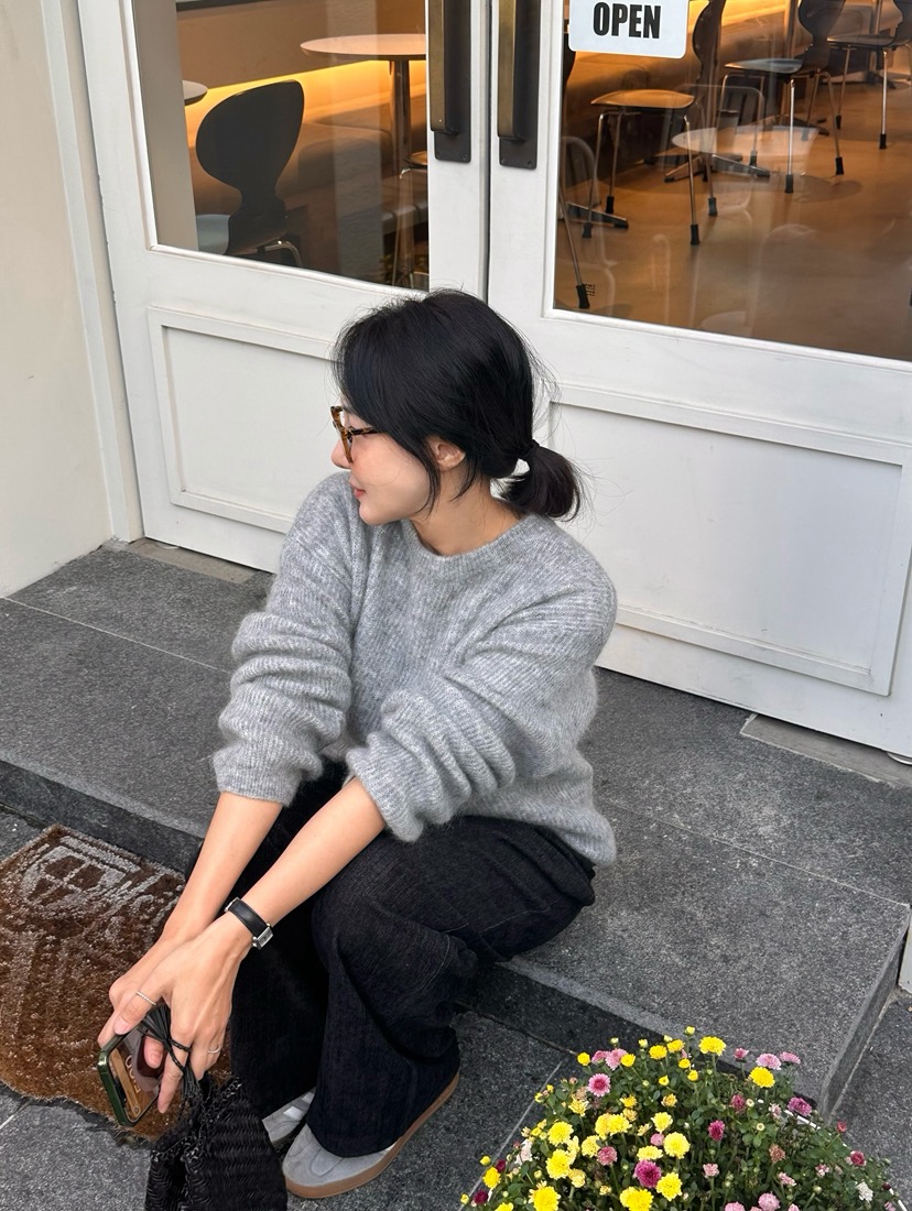 HEIZE韓國直郵㊣女士新款職業真品時尚25秋冬休閑熱賣人氣毛衣HEIZE毛衣