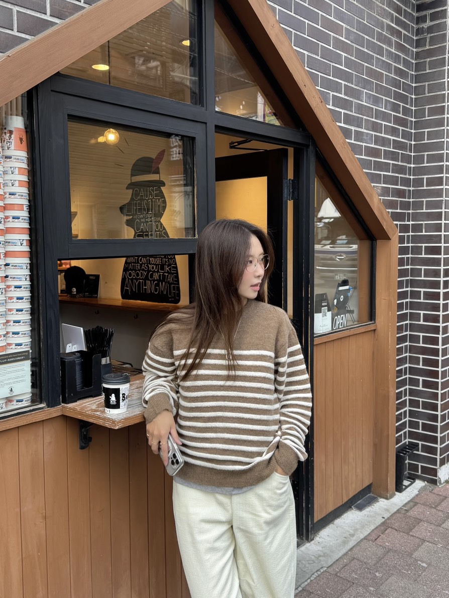 THE ABLE東大門㊣代購女裝新款時尚真品25秋冬職業休閑針織衫THE ABLE/TA針織衫