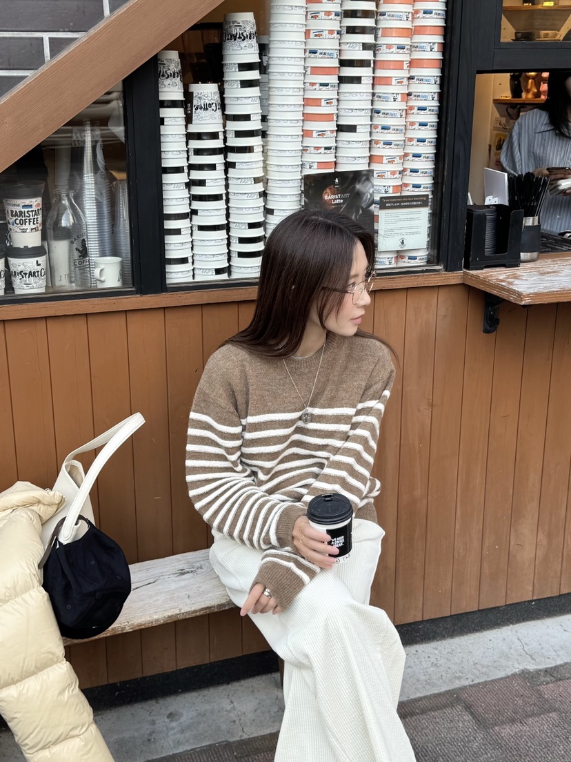 THE ABLE東大門㊣代購女裝新款時尚真品25秋冬職業休閑針織衫THE ABLE/TA針織衫