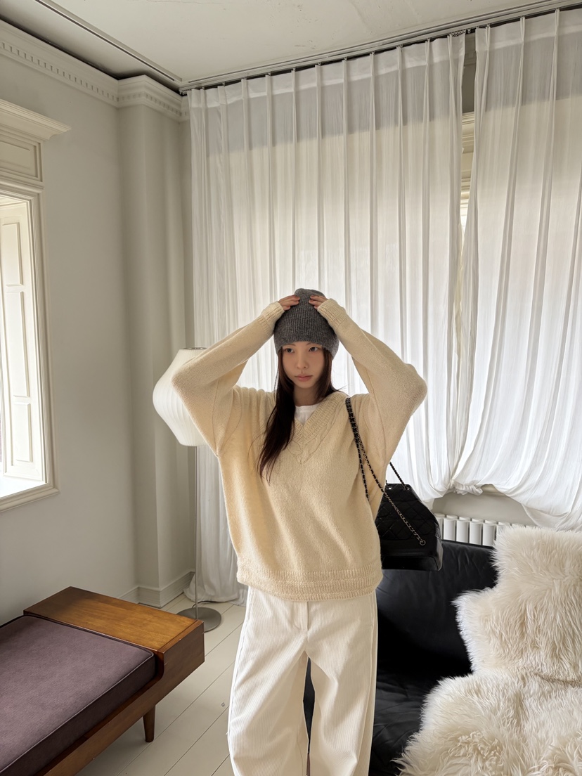 THE ABLE韓國代購㊣女裝新款職業休閑25秋冬推薦真品針織衫THE ABLE/TA針織衫