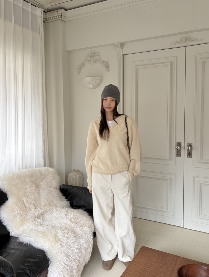 THE ABLE韓國代購㊣女裝新款職業休閑25秋冬推薦真品針織衫THE ABLE/TA針織衫