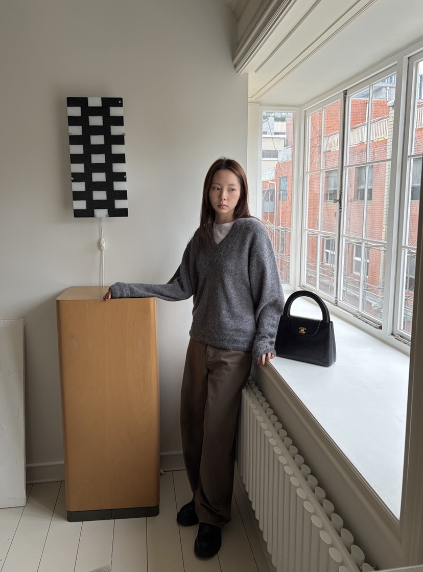 THE ABLE韓國代購㊣女裝新款職業休閑25秋冬推薦真品針織衫THE ABLE/TA針織衫