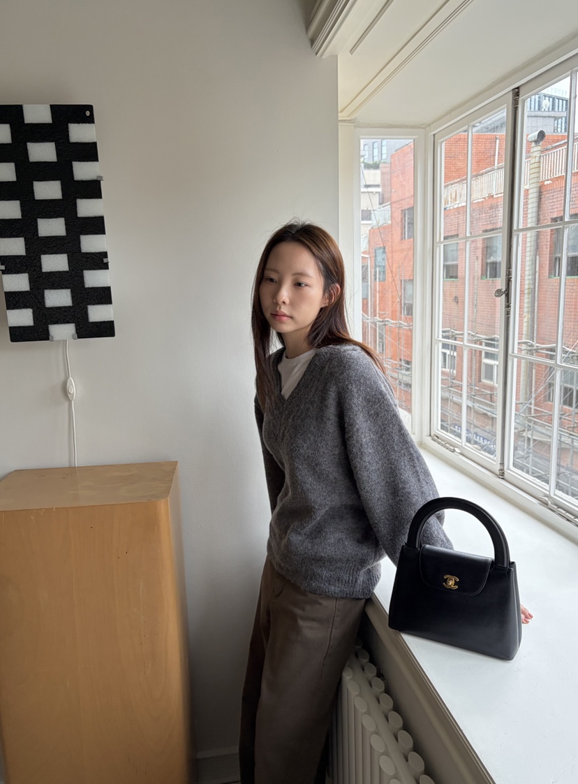 THE ABLE韓國代購㊣女裝新款職業休閑25秋冬推薦真品針織衫THE ABLE/TA針織衫