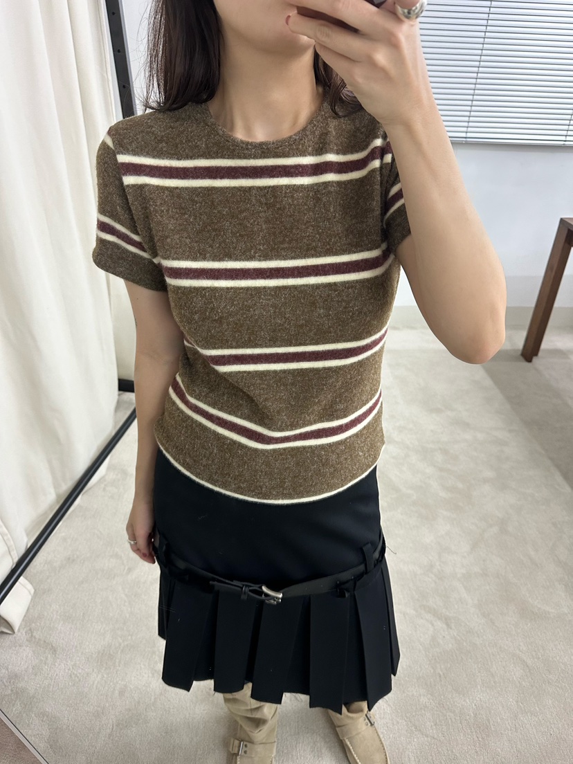 MURS韓國代購㊣女士新品真品時尚推薦25秋冬職業人氣休閑T恤MURST恤圖色2