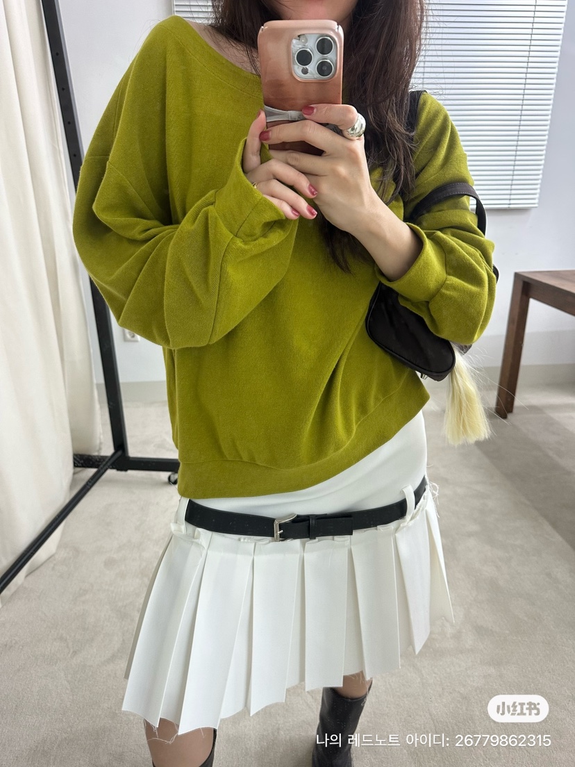 MURS東大門㊣直郵女士新款熱賣時尚半身裙中短裙不含腰帶褶裙MURS半身裙/中短裙