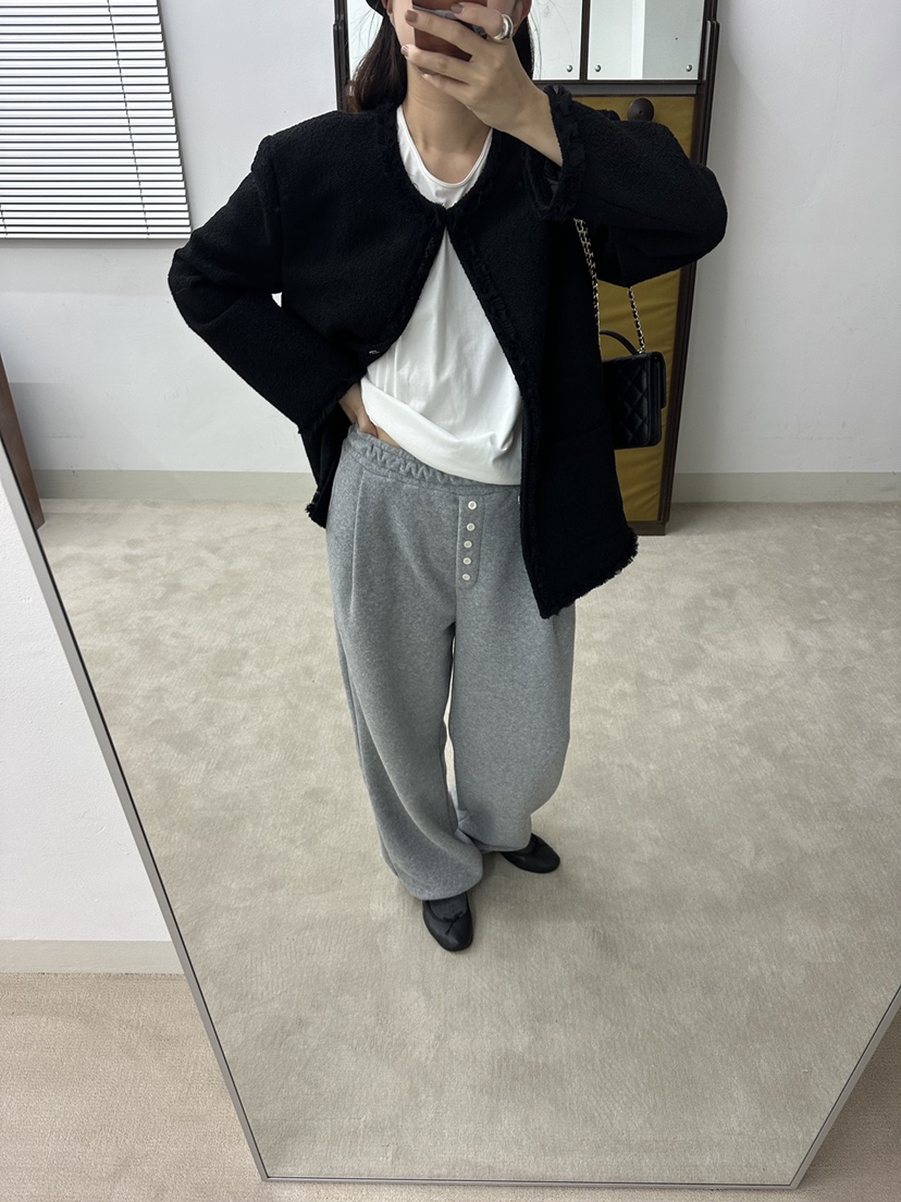 MURS東大門㊣直郵女裝新款25秋冬熱賣人氣職業真品休閑褲毛圈MURS休閑褲