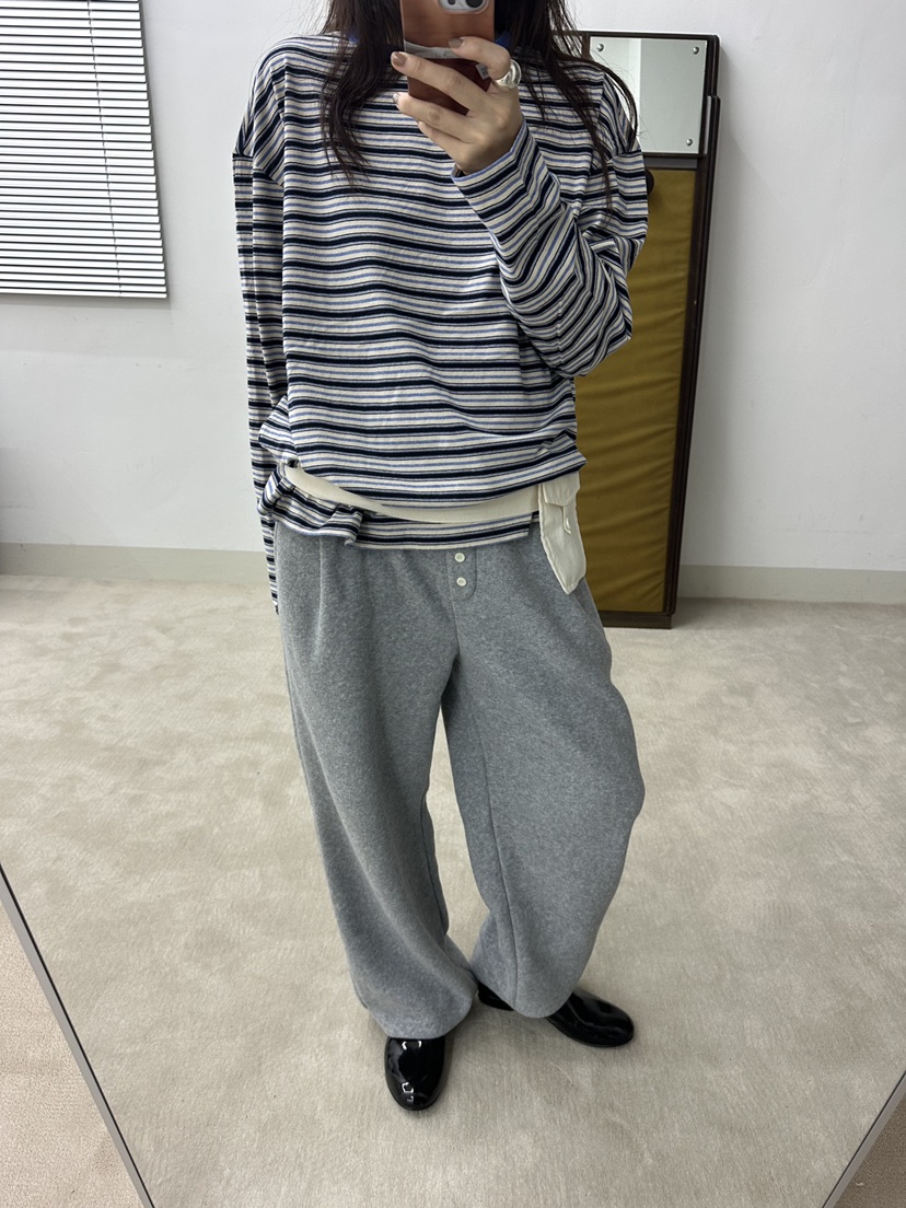 MURS東大門㊣直郵女裝新款25秋冬熱賣人氣職業真品休閑褲毛圈MURS休閑褲