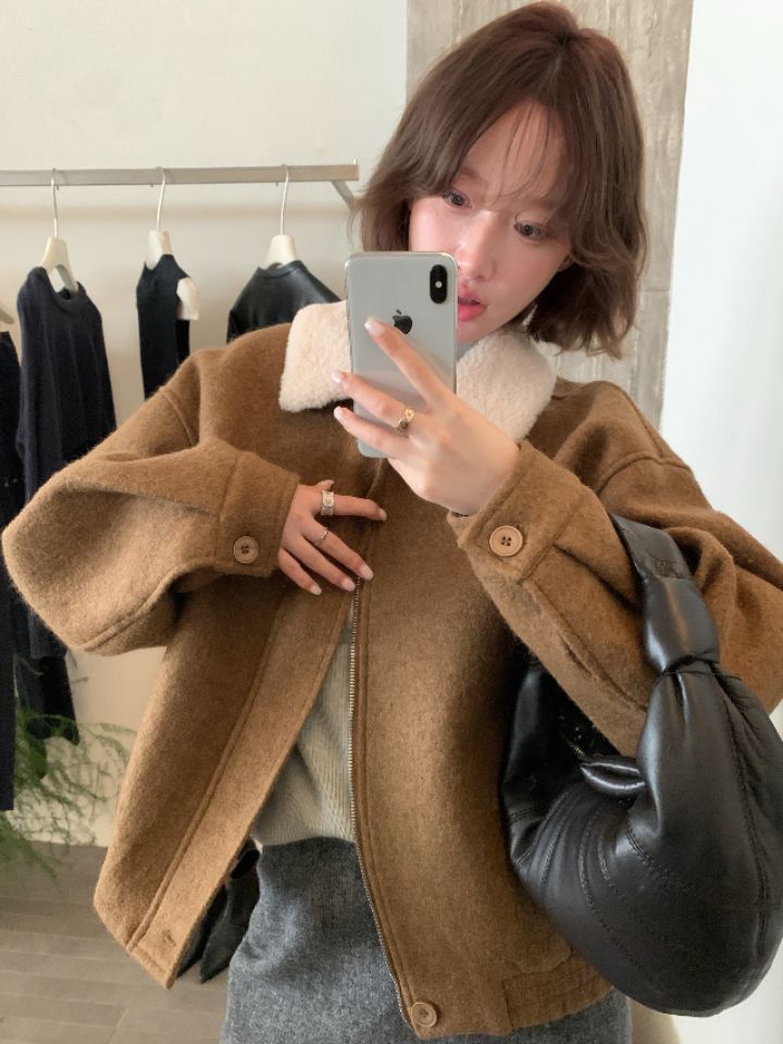 BOBBIE DOLL東大門㊣直郵女士新品推薦時尚職業休閑人氣夾克BOBBIE DOLL夾克
