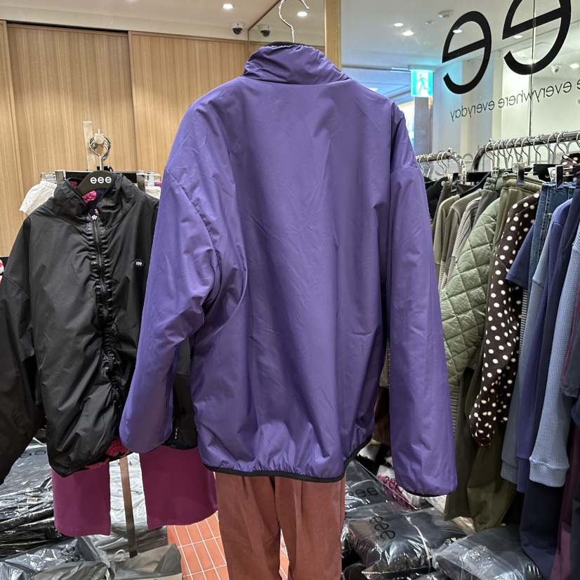 E/E/E東大門㊣代購女士新品真品職業時尚25秋冬夾克兩面穿E/E/E夾克