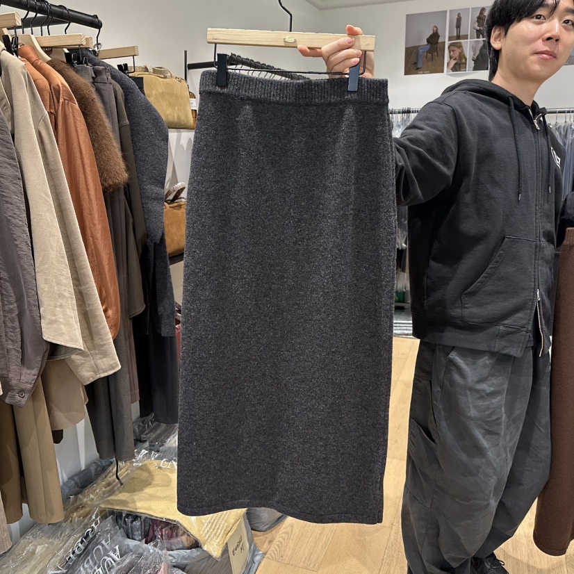 aube nunt東大門㊣代購女士新品25秋冬休閑時尚推薦熱賣長裙aube nunt長裙圖色2
