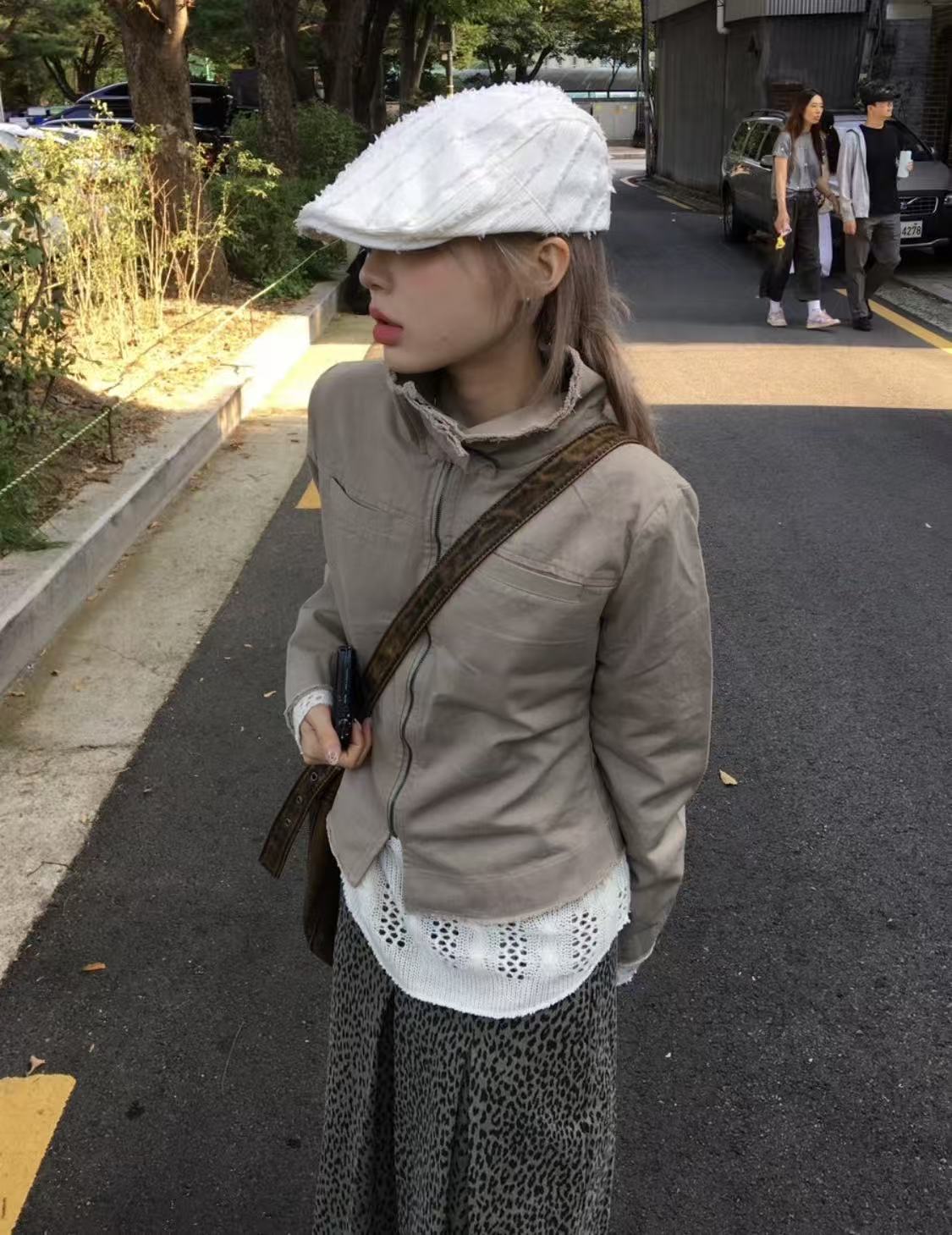 PODO東大門㊣代購女裝新款人氣真品休閑熱賣時尚推薦25秋冬夾克PODO夾克