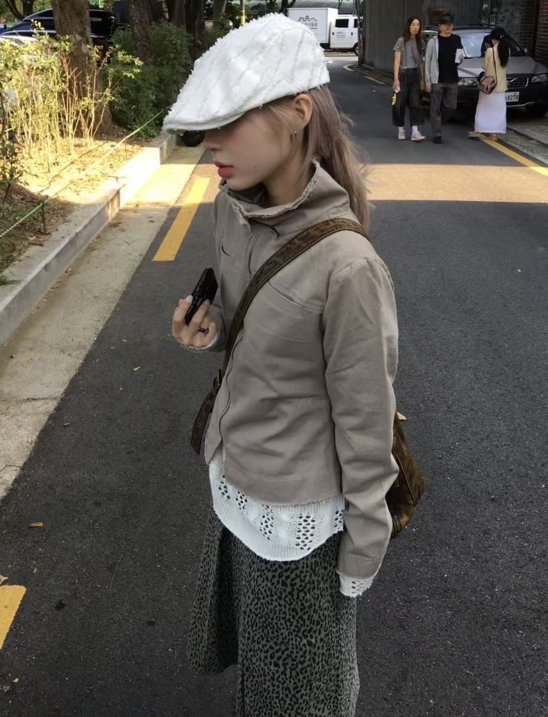 PODO東大門㊣代購女裝新款人氣真品休閑熱賣時尚推薦25秋冬夾克PODO夾克