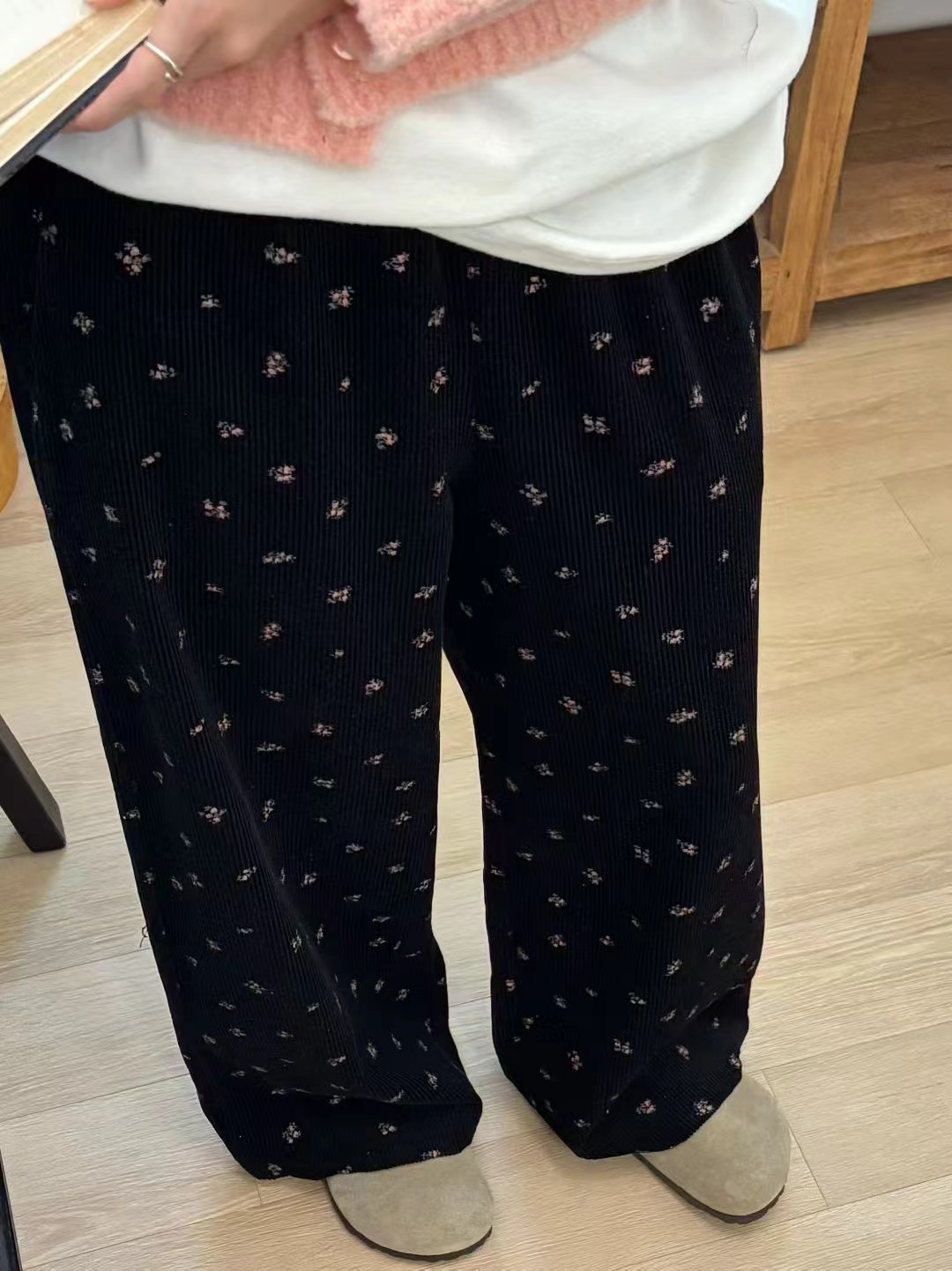ONTHEMOOD韓國代購㊣女士新品真品職業推薦人氣熱賣休閑休閑褲RIPPLE休閑褲圖色3
